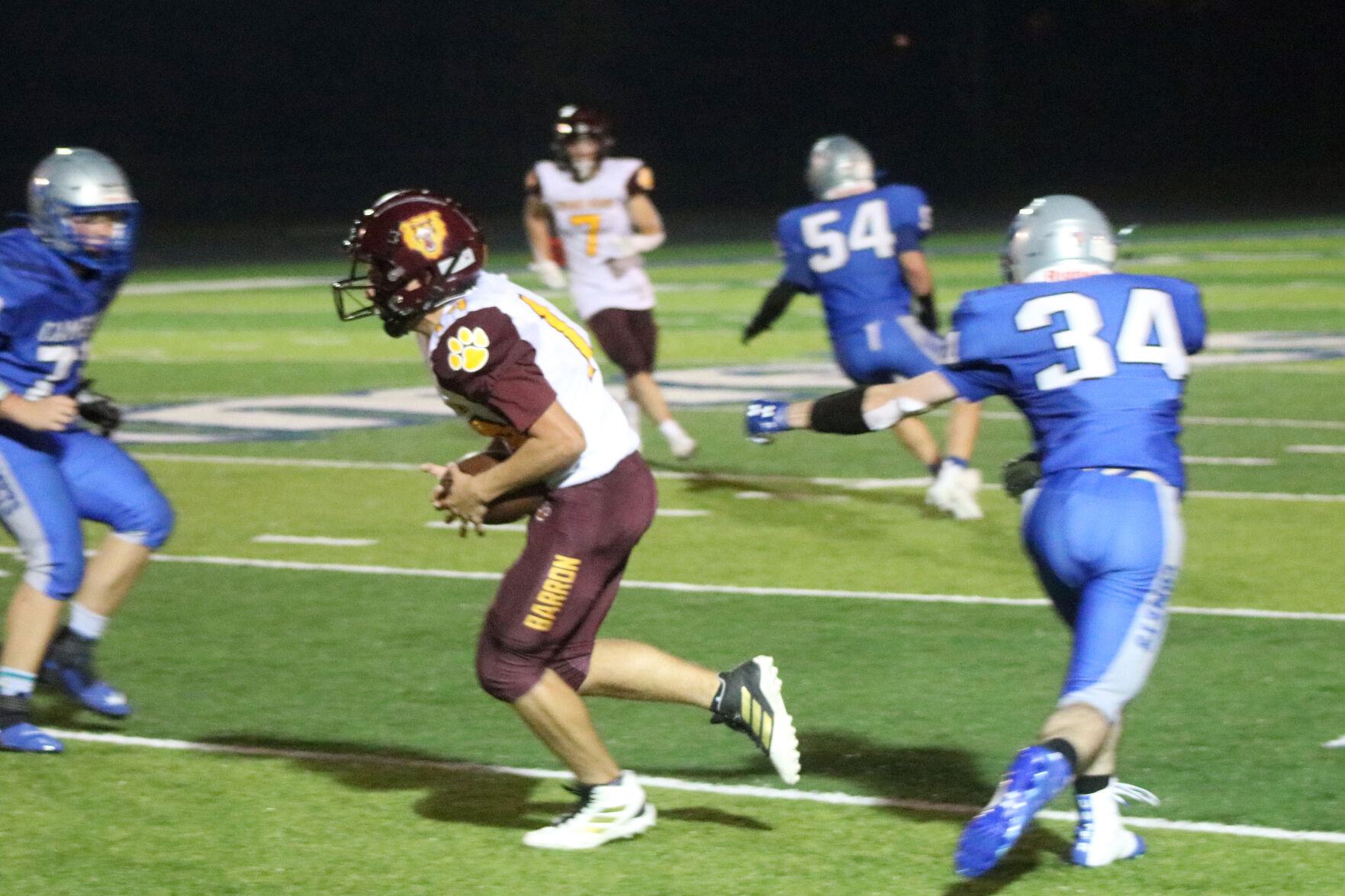 Cameron vs. Barron football 10-9-20